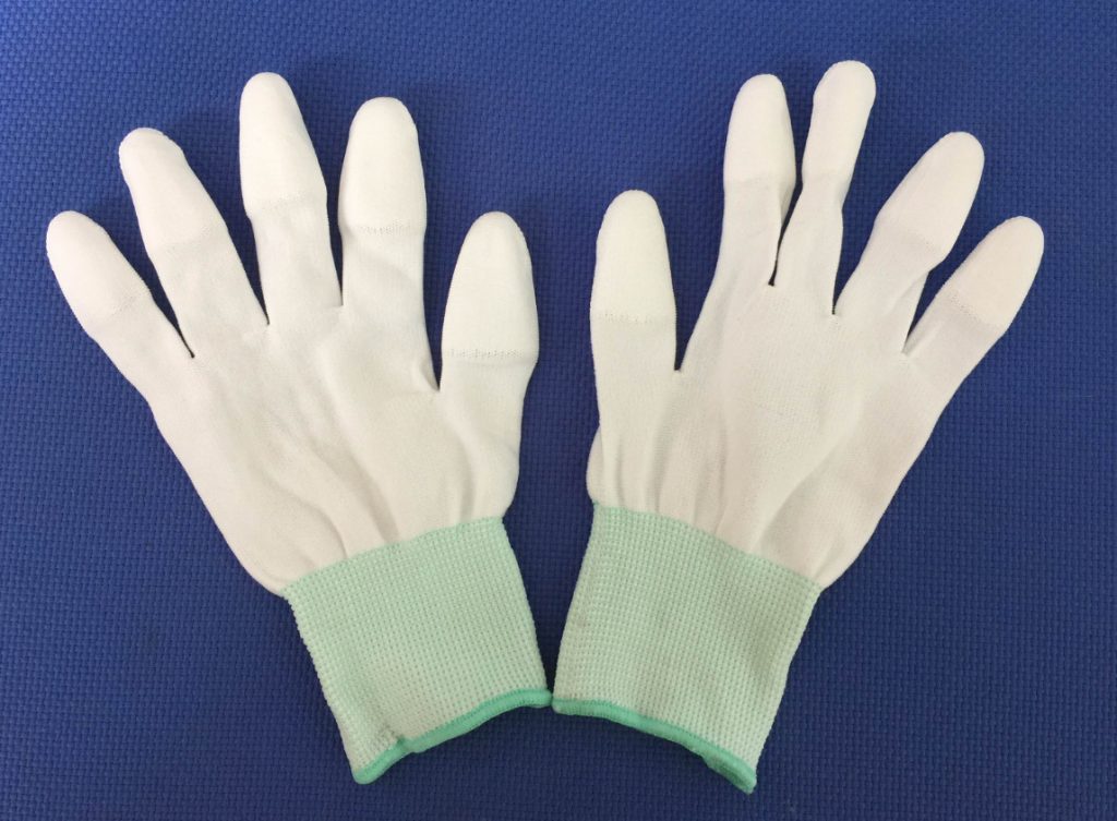 Găng tay Hàn Quốc phủ PU đầu ngón