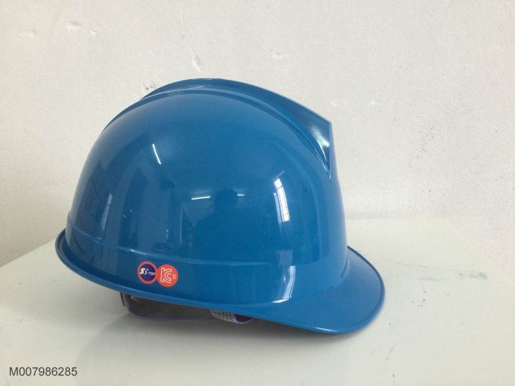 Mũ STOP Hàn Quốc màu vàng có xốp núm vặn