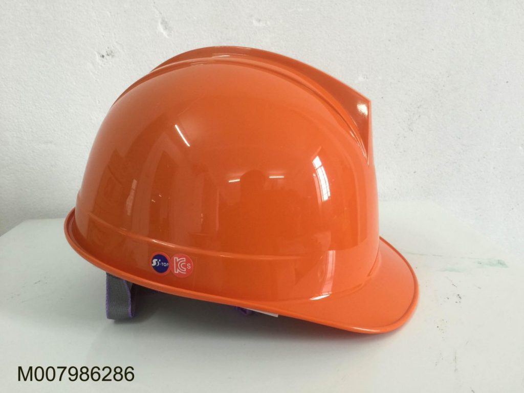 Mũ STOP Hàn Quốc màu vàng có xốp núm vặn