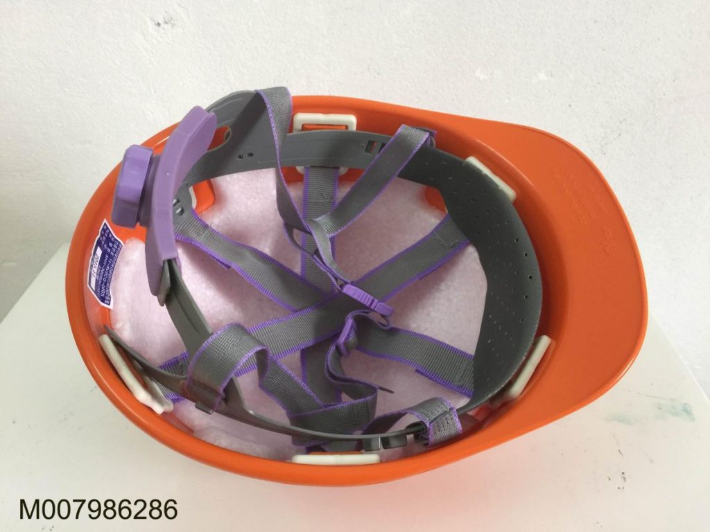 Mũ STOP Hàn Quốc màu vàng có xốp núm vặn