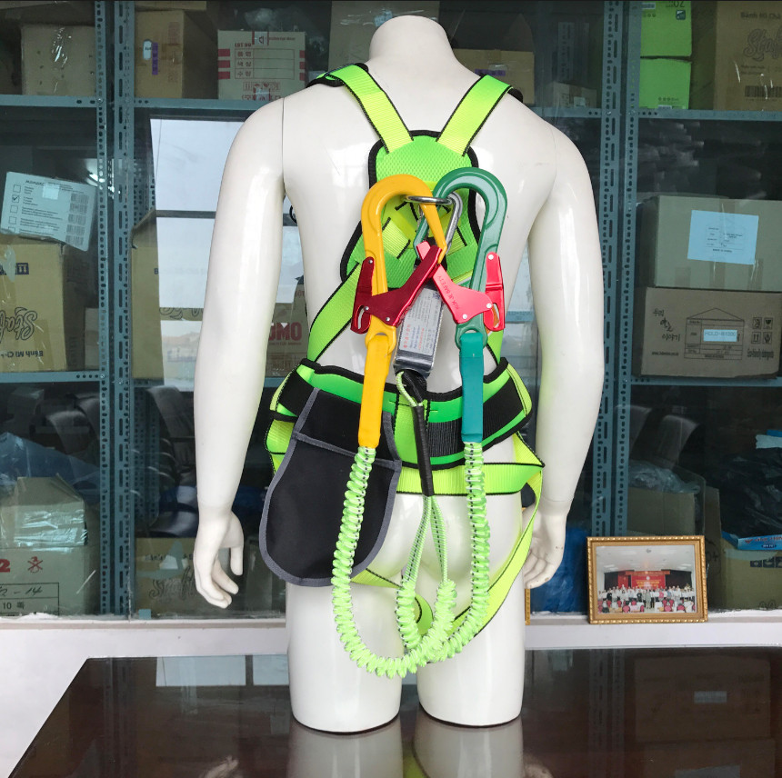 Dây an toàn toàn thân KUKJE Hàn Quốc 2 móc nhôm có đai bụng