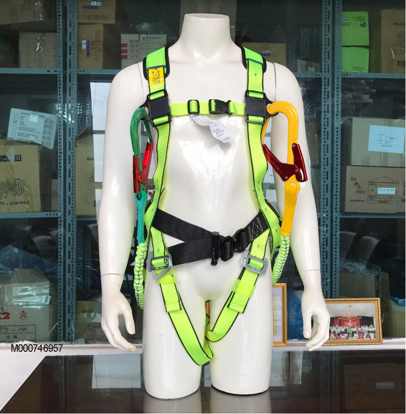 Dây an toàn toàn thân KUKJE Hàn Quốc 2 móc nhôm có đai bụng