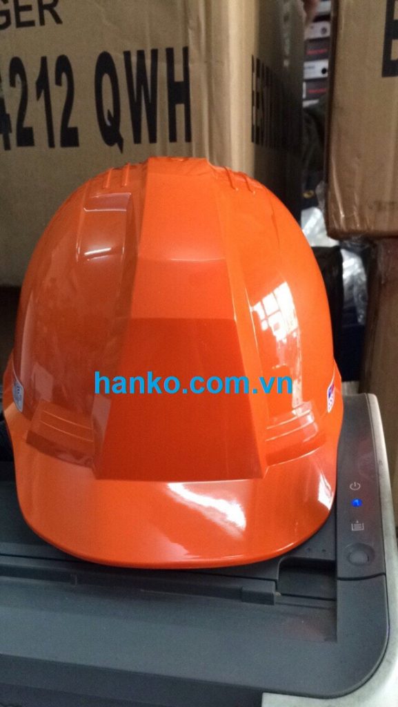 Mũ bảo hộ lao động SSEDA HÀN QUỐC màu vàng cam