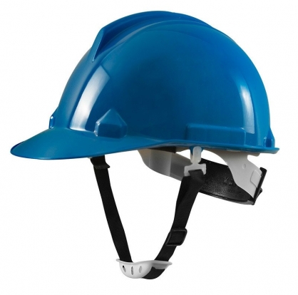Mũ bảo hộ Thùy Dương N40 màu xanh blue có khóa vặn