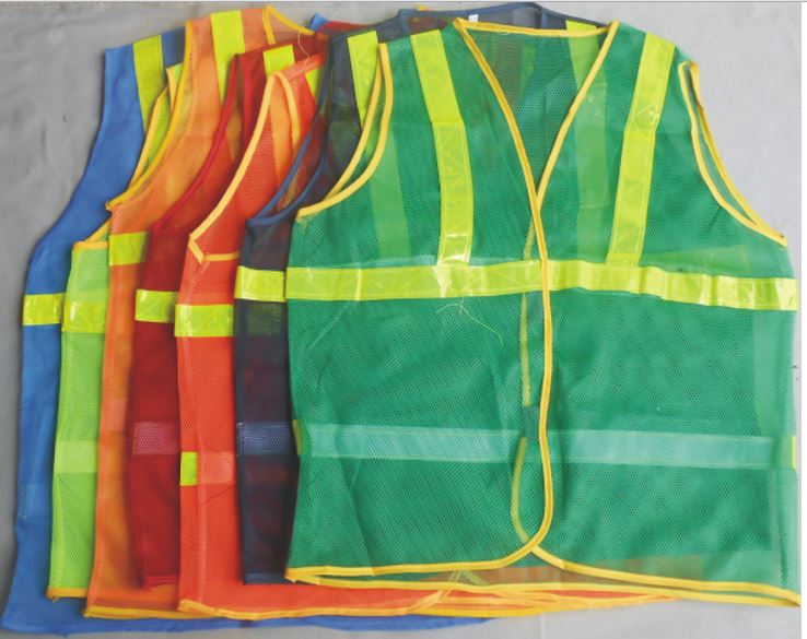 Áo phản quang lưới 7 màu để lựa chọn