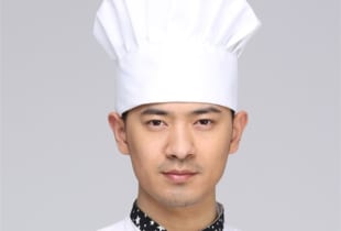 Mũ bếp vải màu trắng hình nấm
