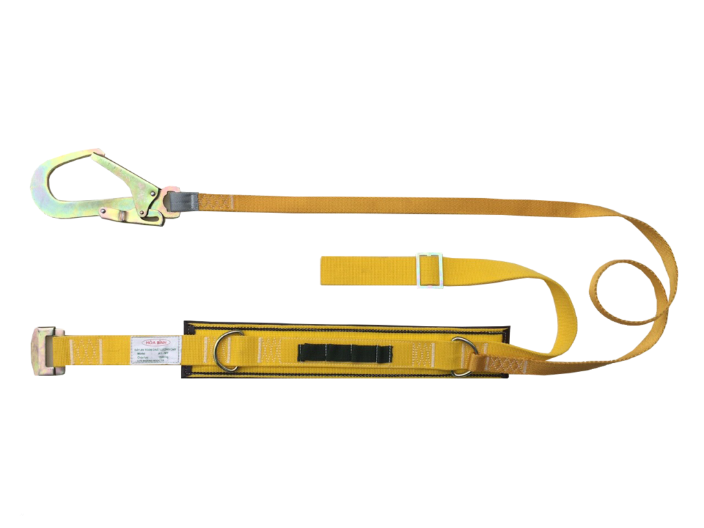 Bán dây an toàn đơn A1 (HB) màu vàng móc to