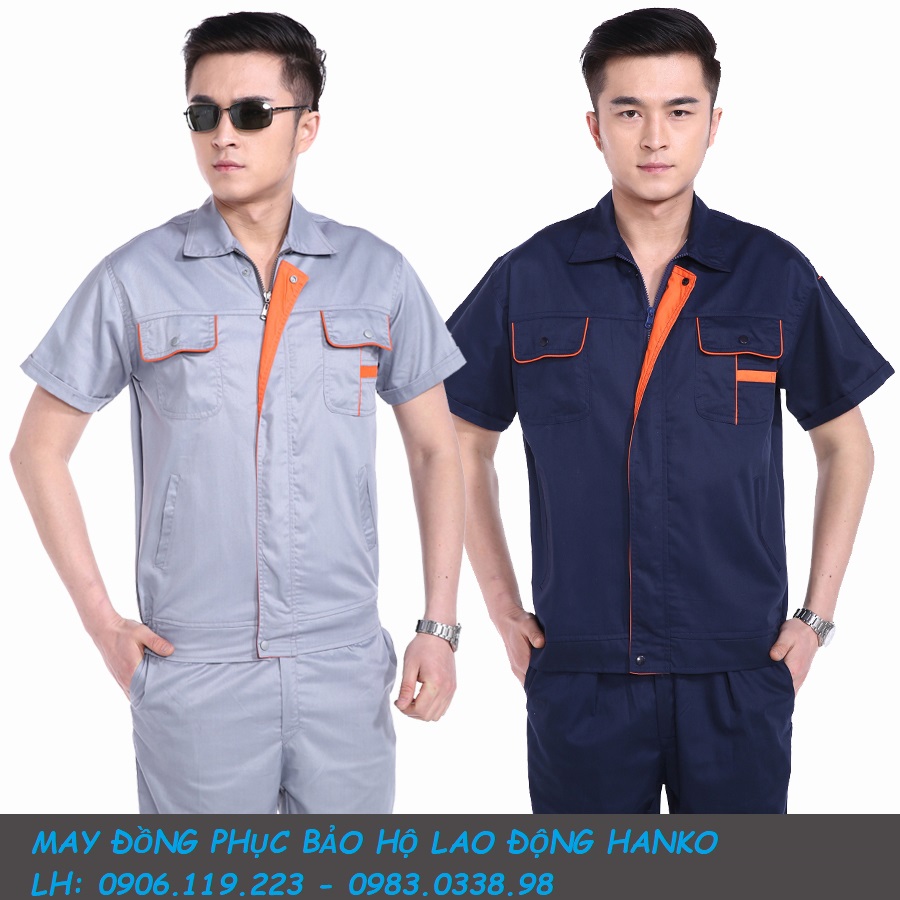 Quần áo đồng phục bảo hộ công nhân kỹ thuật ( QABH-P043)