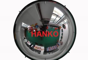 Gương cầu lồi 360 độ x40cm hình ½ quả bóng