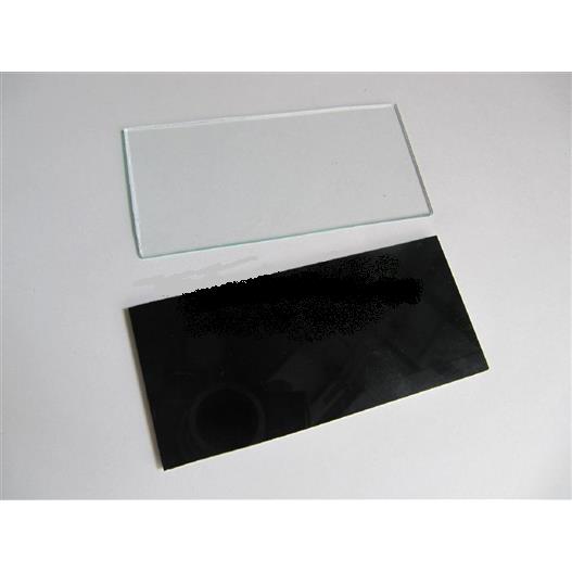 Tấm kính Hàn VN màu đen/trắng KT (50x100x2,5)mm