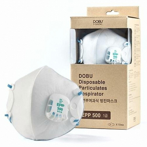 Khẩu trang lọc bụi Hàn Quốc DOBU 500 có van thở